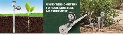 tensiometers for soil moisture measurement